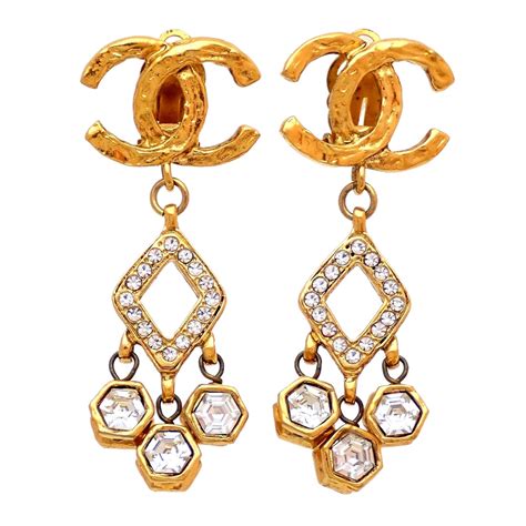 vintage chanel earrings.